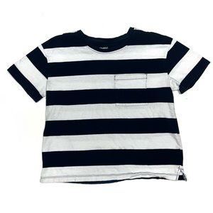 Time And Tru Stripe Shirt Sz S / Crop Top